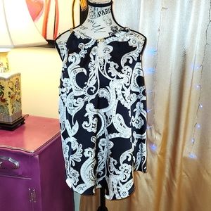 3/$25  INC Halter Top with chain clasp Size XL